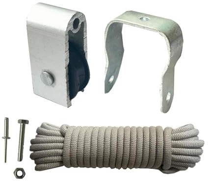 JWQFBC Extensión de Polea para Kit de Piezas de Escalera Telescópica Universal con Resistencia de Cuerda. Adecuada para Trabajos de Reparación Y Talleres de