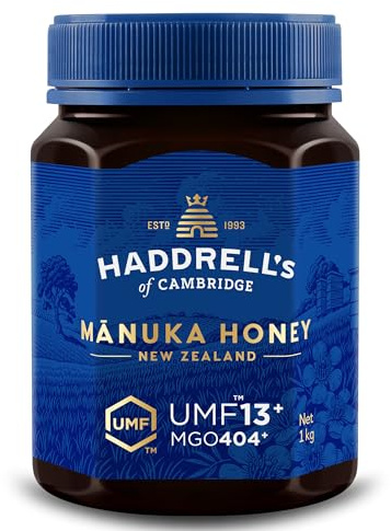 Haddrell's of Cambridge | Miele di Manuka MGO 400+ (UMF 13+) | Maxi Formato | 1000g