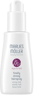 Marlies Möller Style & Hold Finally Strong Hairspray - Haarspray mit flexiblen Polymeren für einen starken Halt - Hairstyling mit langanhaltenden Ergebnissen - Anti Frizz - Made in Germany - 125 ml