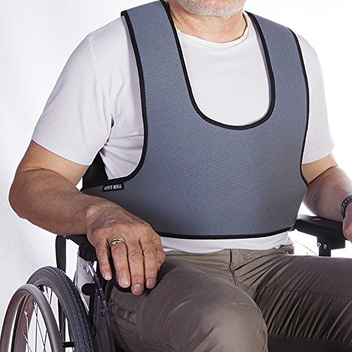 Mobiclinic Arnés Chaleco de sujeción Tipo Peto | para Silla de Ruedas, sillas y sillones de Descanso | para Personas con inestabilidad | Talla 2 (89-178 cm)