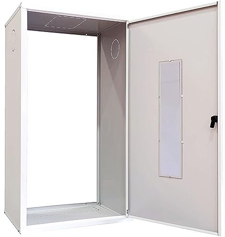 BricoLoco.com Bricoloco Outdoor Metal Boiler Cover Cabinet for Gas Boilers or Thermos 100 x 55 x 44 cm (Height x Width x Depth)