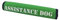 MD Gear Dog Lead Sleeve Friendly Reactive Assistance Dog In Training DO NOT PET Cover Soft Neoprene Leash Wrap (Green, ASSISTANCE DOG)