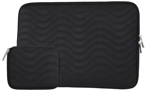 ARVOK 13,3 Zoll Laptoptasche, MacBook Air Tasche Laptophülle für MacBook Air 13 M3 M2 M1 2024 2023-2012, Surface Laptop, MacBook Pro 14/13 M4 M3 M2 M1, Lenovo, Dell Notebook Hülle mit Zubehör Tasche