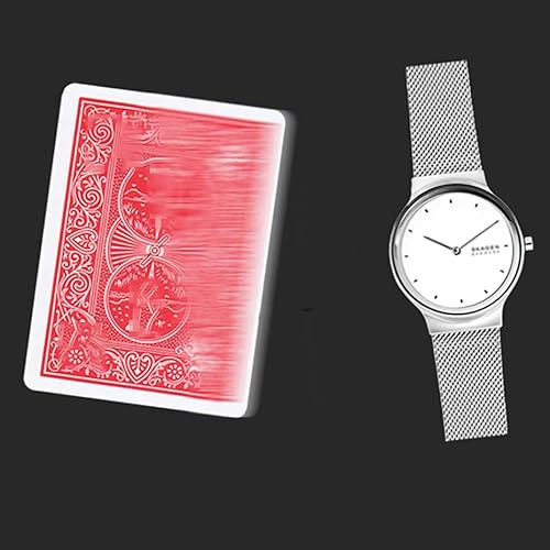 Guardate This Magic Tricks Play Card Change Card to Watch Close Up Street Illusions Gimmicks Mentalism Props (carta e orologio)