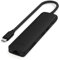 SATECHI USB C Hub 7-in-1 Slim Plus, Multiport Adapter with 4K HDMI, 100W USB-C PD Charging, 2 USB-A Ports, Ethernet, microSD/SD Card Readers, For MacBook, Windows and Type-C Devices – Black