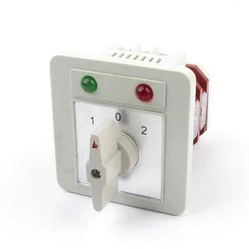 Interruptor de leva giratorio de 3 posiciones con interruptor de conmutación de 500 V y 16 A con luces indicadoras LED