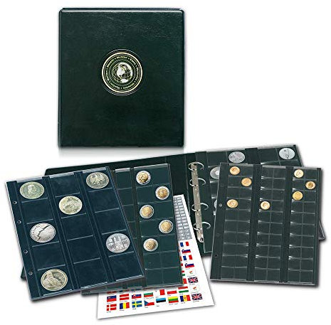 Safe 7346 Münzensammelalbum für Münzen aus aller Welt Premium