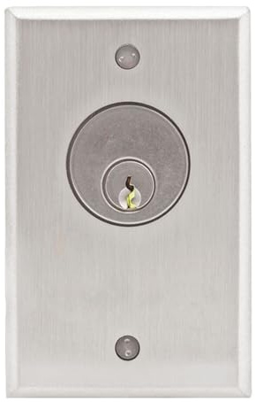 Camden CM-1120 Cast Aluminum Mortise Key Switch (Momentary)