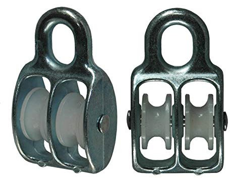 BAUER - Blockseilrolle aus Kunststoff, Bruchlast daN 800