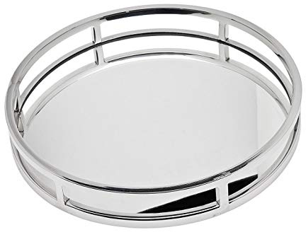 Godinger 49831 Aspen 13 Round Gallery Tray,
