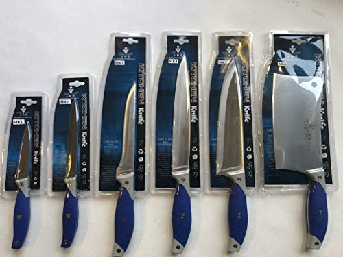 Machermann Gemüsemesser, Küchenmesserset, Kochmesserset, Messer, Allzweckmesser, Kochmesser, Küchenmesser, Mehrzweckmesser,Fischmesser, Messer (6-teiliges Messerset)