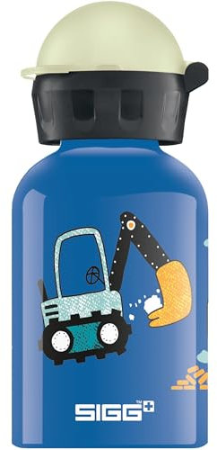 Sigg Build it Borraccia Bambini 0.3 L, Borraccia Alluminio con Chiusura Ermetica e Priva di Sostanze Nocive, Borraccia Bimbi Super Leggera in Alluminio