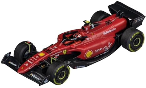 Carrera GO!!! Ferrari F1-75 Sainz No.55 I Racerbanor och licensierade slotbilar | upp till 2 spelare | För pojkar och flickor från 6 år och vuxna