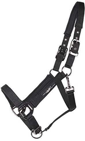 ARBO-INOX Halfter unterlegt 3-Fach verstellbar mit schwarzen Beschlägen (Full WARMBLUT, SCHWARZ)