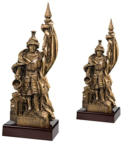 Henecka 🔵 Feuerwehr Pokal St. Florian • Feuerwehrmann Pokal • Heiliger Florian Trophäe • Feuerwehrauszeichnung Höhe: 350 mm