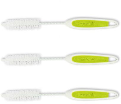 Wundermix - WunderBrush® Messerbürste für Küchenmaschine (3er Set) | Reinigungsbürste für Mixtopfmesser, Mixmesser Spülbürste, effektive Reinigung, vielseitige Anwendung
