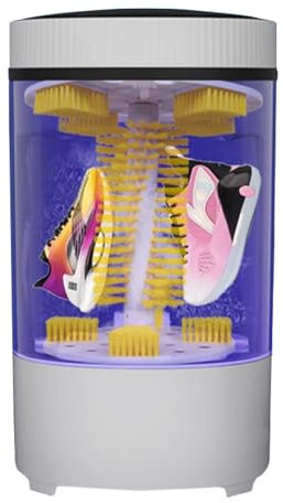 Lavadoras de zapatos, Mini lavadora para zapatos, zapatillas, hogar, lavado pequeño, lavadora de secado automático, zapatillas de deporte, hogar principal,White