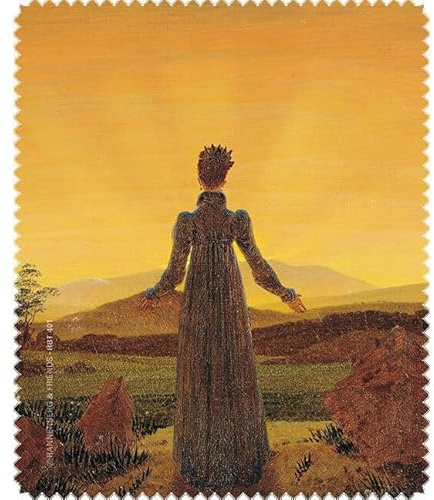 Rannenberg & Friends Brillenputztuch Frau vor der untergehenden Sonne 1818 von Caspar David Friedrich