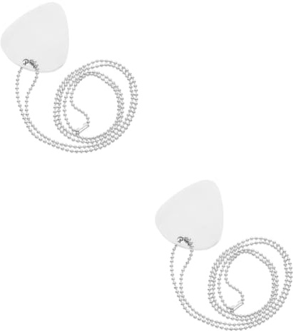 Abaodam 2stücke Guitar Pick Halskette Aus Dekorative Gitarre Plektrum-halskette Für Männer Geschenkidee Für Musikliebhaber Und Gitarrenspieler