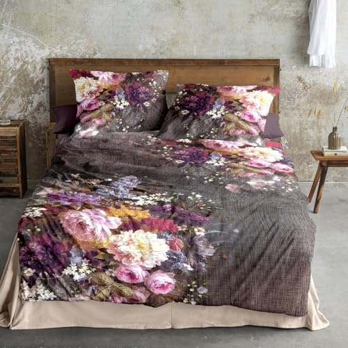 Irisette Flausch-Cotton Bettwäsche Zobel multi 8551 1 Bettbezug 135 x 200 cm + 1 Kissenbezug 80 x 80 cm