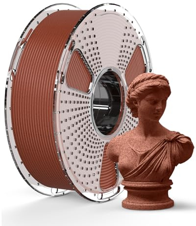 SUNLU Marble PLA Filament 1.75mm 1KG Brick Red Marble Filament
