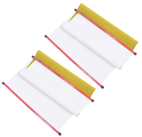 TOKIDNY 2stücke Teiliges Chinesisches Kalligraphie-übungs-scroll Mit Gelbem Veloursboden Wiederverwendbares Wasser-schreibtuch Vielseitig Für Anfänger Zeichnen Pinsel Tuschemalerei Geeigne