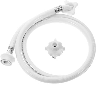 Garneck Automatic Washer Water Pipe Connect Fitting Wash Machine Water Pipe Hose for Washing Machine Washer Hose Adapter Easy Installation PVC Material