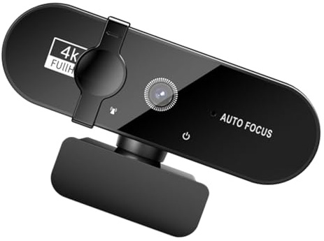 DIEKE Webcam W66 con porta USB e messa a fuoco automatica 1080P/2K/4K opzionale per il lavoro remoto e gli appassionati di streaming live webcam autofocus