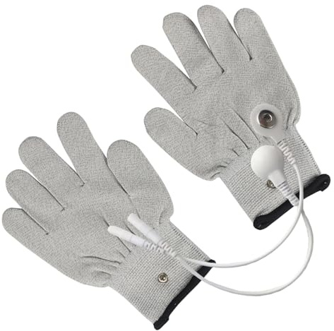 GANAZONO Guantes De Conductores Para Máquina De Masaje y Tratamientos De Belleza Incluye Líneas De Conversión Para Masajeador De Manos y Manos Artríticas
