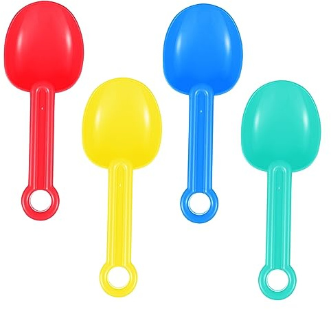 Abaodam 12pièces Lot de Pelles à Sable pour Garçon Fille Jouets De Plage Extérieur pour Construire Et Creuser sans Effort