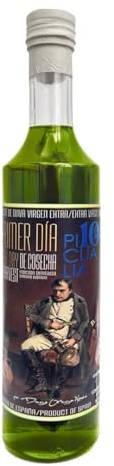 Nuovo raccolto ottobre 2025 | PICUALIA | Olio extravergine di oliva | Primo giorno di raccolta Picual Edizione limitata 500 ml.
