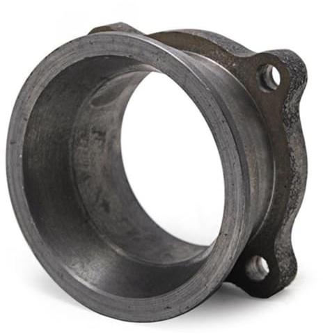 Fegtrtyoa Adattatore Flangia in Ghisa da 2,5 A 3 per Collettore di Scarico Turbo, Kit Convertitore A 4 Bulloni