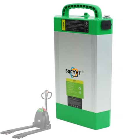 SSCYHT N/Can,Square, Batterie 48 Volts 20 Ah au Lithium LiFePO4 pour transpalette électrique CBD20J-LI2 et Moteur de Chariot élévateur