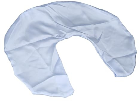 HEEPDD Funda de Almohada de Lactancia de Satén, Material Suave y Cómodo con Diseño de Cremallera, 18,7 Pulgadas para Madres y Bebés que Amamantan (BLUE)