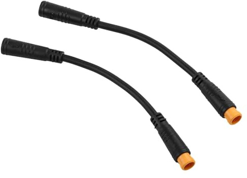 SPORTARC 3 Pin Thumb Shifter Cable, E-Bike Conversion Lead, M8 Connector Wire, 132mm Extension Cord for Electric Bike Display, 2 Pack