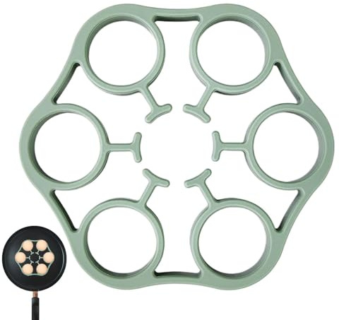 Huevera De Silicona Para Cocción Al Vapor - Soporte Resistente Al Calor, Gadgets De Cocina Para Uso Alimentario, Accesorio De Olla A Presión, Huevera Duradero | Utensilio De Cocina Para Hervir