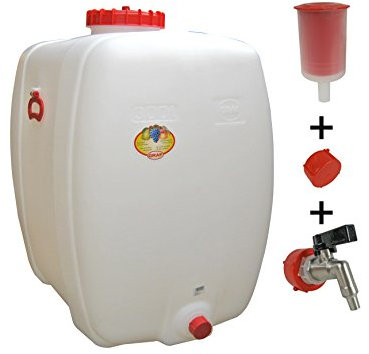 Graf Getränkefass Oval 300 Liter mit Messing Auslaufhahn 1/2 und Gärspund