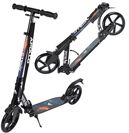 Apollo 200mm Wheel City Scooter - Spectre Pro | Luxus Cityroller mit Doppel Federung, | City-Roller klappbar und verstellbar | City Roller für Kinder | Roller für Erwachsene | Kinderroller ab 6 Jahre
