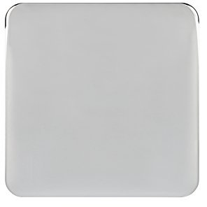 Schneider Electric Lisse Screwless Deco - Single Blank Plate, GGBL8010PC, Polished Chrome