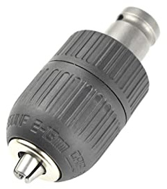 CHANCS 1/2-20UNF 2.0mm-13mm Portabrocas Sin Llave Adaptador para Taladro Convertidor Accesorios para Taladro con 1/2 Adaptador Cuadrado de Vástago para Taladro para Llave de Impacto de Aire