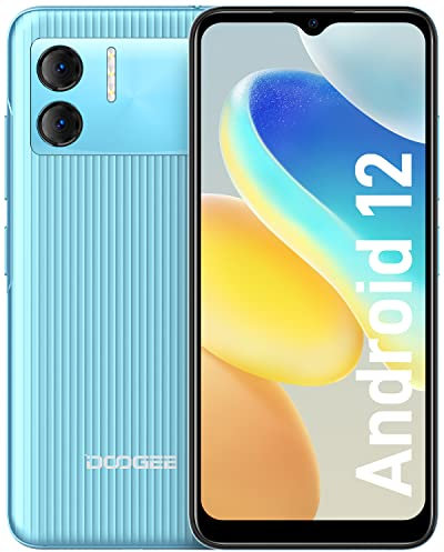 DOOGEE Teléfono Móvil Libre Android 12 X98 Pro, Smartphone con 9GB + 128 GB, 6.52 HD Sony Cámara 12+2MP+8MP Front, Helio G25 / Octa Core, Batería 4200 mAh Carga Rápida 10W OTG