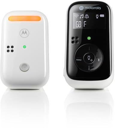 Motorola Baby Monitor PIP11 con ninne nanne, luce notturna, monitor della temperatura, conversazione bidirezionale, microfono ad alta sensibilità, portata fino a 300 m, schermo LCD