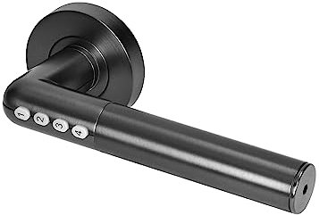 LATRANS LS-ZS-850 Serrure de porte électronique Verrou Bluetooth Smart IP44 Noir