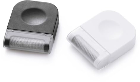Levapelucchi Manuale Mini Bianco in Plastico per Drappeggi e Maglioni | Uso Domestico e Viaggio, senza Elettricità Né Batteria, Rimuove i Pelucchi Praticità