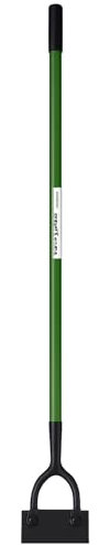 RANRHA Dutch Hoe Gardening Tool – Heavy Duty Garden Hoe with Carbon Steel Blade, Long Handle & Non-Slip PVC Grip for Garden Weeding, Soil Cultivation & Landscaping