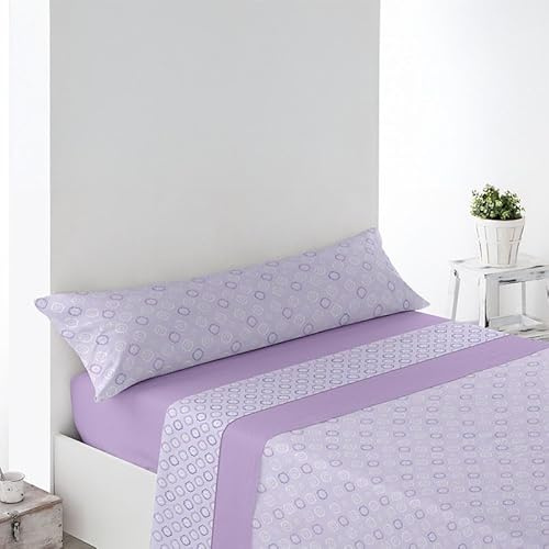 Rufino Díaz Juego Sábanas Pirineo Zayas Invierno 3 Piezas (Malva - 90 cm) - Taco Extra Suave para Adultos e Infantil - Sensación acogedora y de Confort