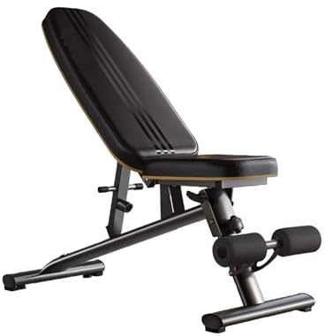Banco De Entrenamiento Plegable, Banco Con Mancuernas/silla De Ejercicio, Con Respaldo Y Asiento Ajustables, Bancos De Entrenamiento De Fuerza Con Inclinación Y Descenso