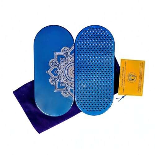 harayaa Sgabello Meditazione Tavoletta Allenamento Equilibrio Pedana Massaggio Legno con Chiodi Zincati E Superficie Traspirante Adatta a Esercizi Rilassamento Mindfulness