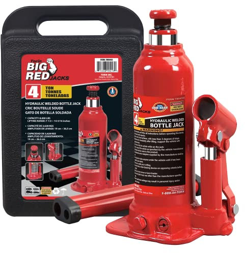 Torin T90413 Bottle Jack with Case - 4 Ton