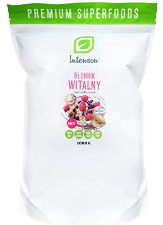 Intenson Fibre Végétale Vitale Paquet de 1 x 1000g Mélange de Graines Grossières 100% Naturel Vegan Plantago Psyllium